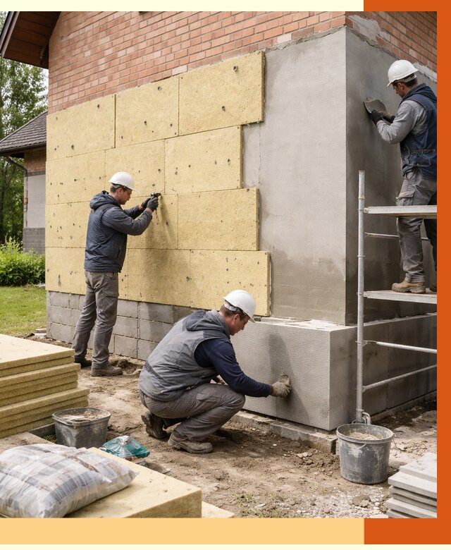 Утепление частного дома в Чистополе под ключ от 7679 руб/м2 — недорого | ТепломастерЧст