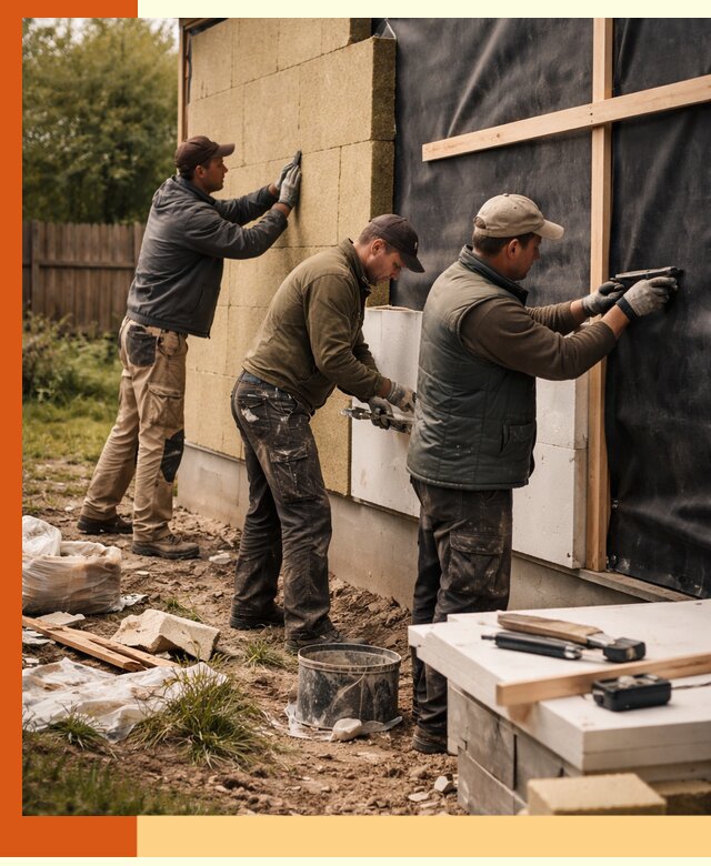 Утепление дачного дома под ключ в Чистополе