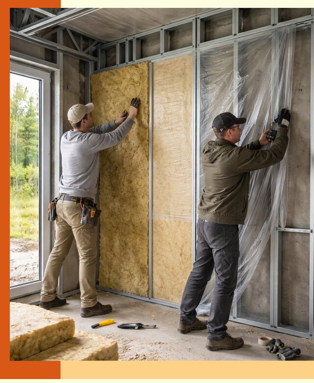 Утепление дома из ЛСТК в Чистополе с гарантией качества и эффективности