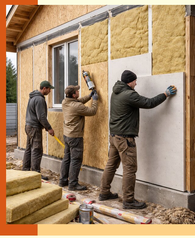 Профессиональное утепление дома из SIP-панелей в Чистополе