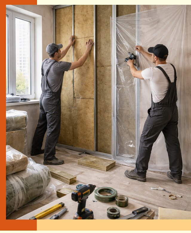 Утепление квартиры изнутри профессионально в Чистополе