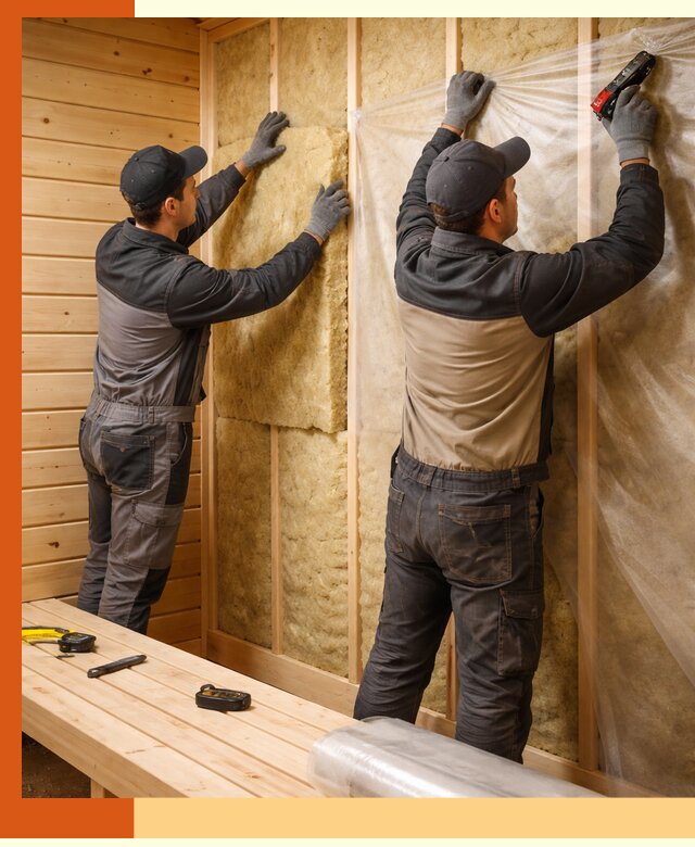 Профессиональное утепление сауны в Чистополе с гарантиями качества