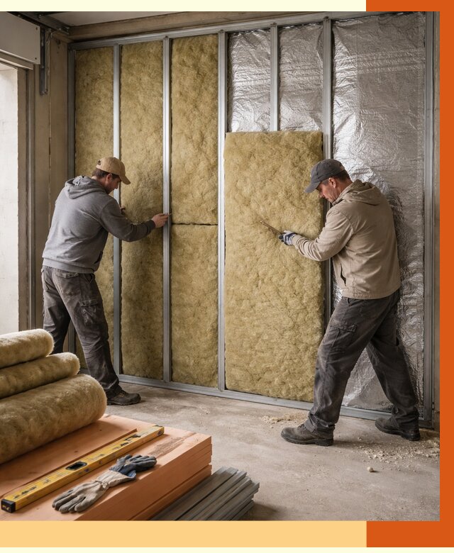 Утепление гаража изнутри в Чистополе от 7679 руб/м2 — работы и цена | ТепломастерЧст