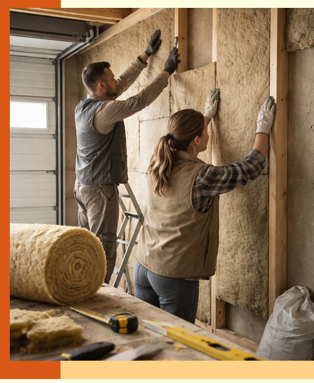 Утепление гаража изнутри в Чистополе: быстро и надежно