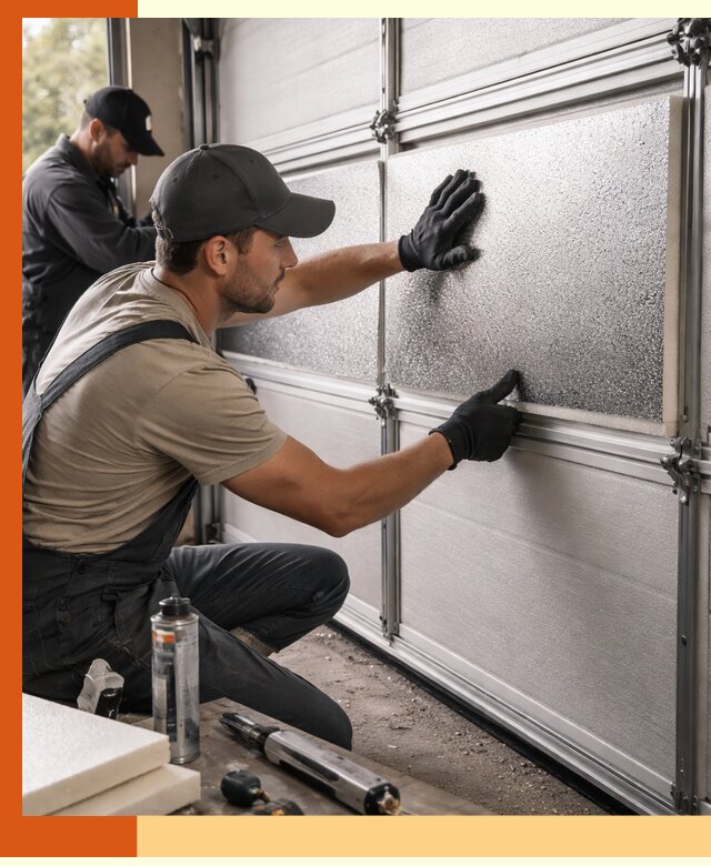 Утепление гаражных ворот в Чистополе качественно и надежно