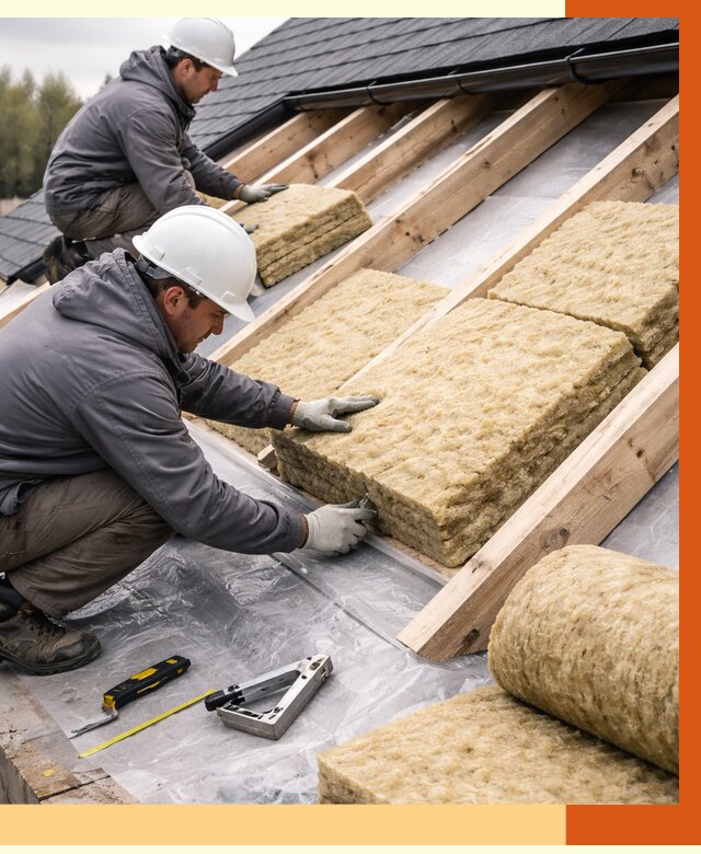 Утепление крыши в Чистополе от 1894 руб./м2 — комплексное утепление кровли | ТепломастерЧст