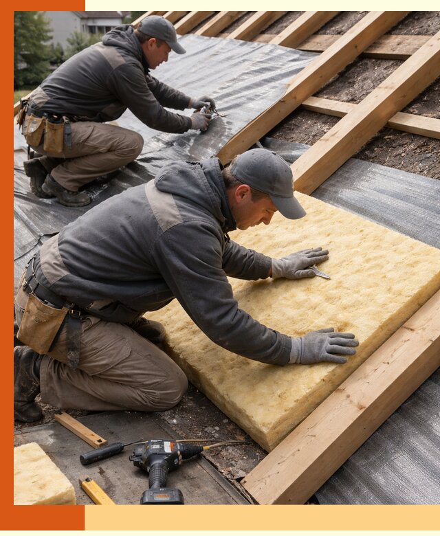 Профессиональное утепление крыши в Чистополе качественно и надежно