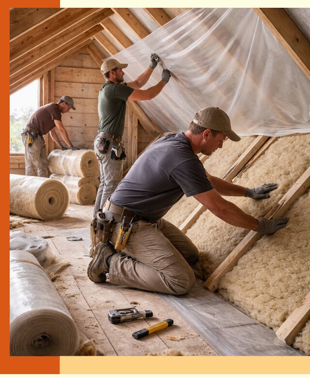 Утепление крыши изнутри в Чистополе: профессионально и надежно