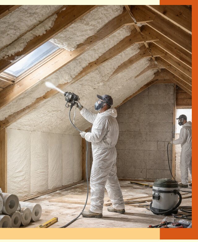 Утепление мансарды ППУ в Чистополе от 2816 руб./м² — заказать под ключ | ТепломастерЧст