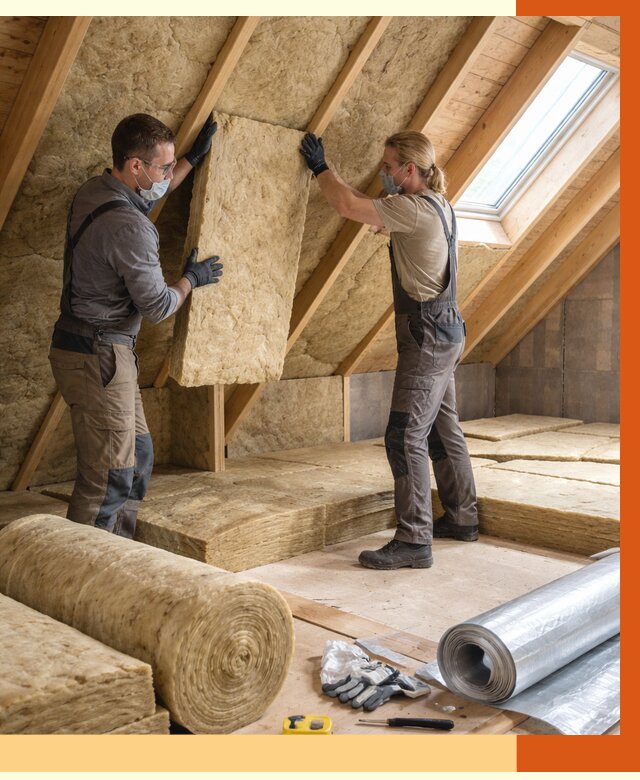 Утепление мансарды минватой в Чистополе от 4300 руб./м2 — монтаж и пароизоляция | ТепломастерЧст