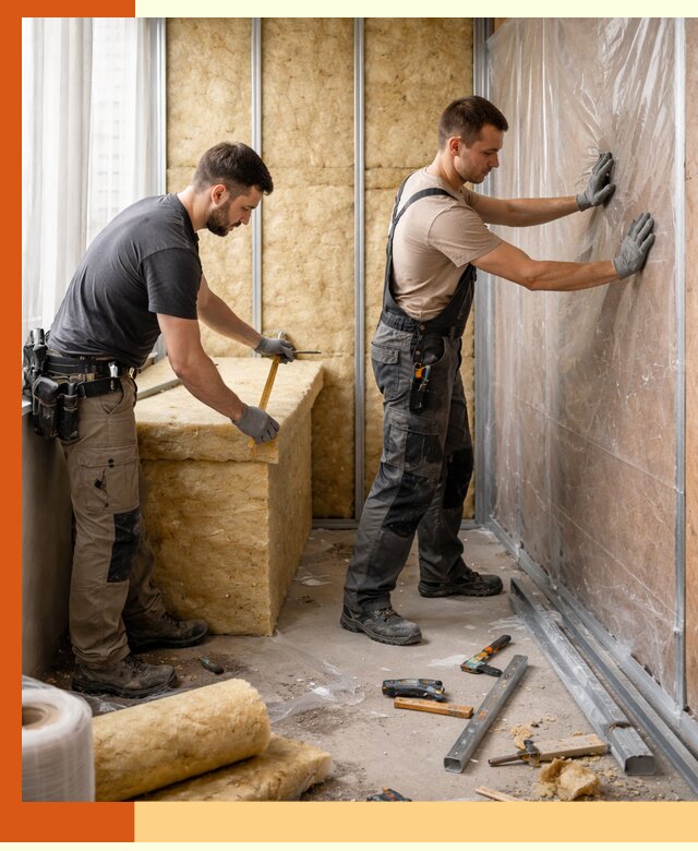 Профессиональное утепление лоджии в Чистополе эффективно и надежно