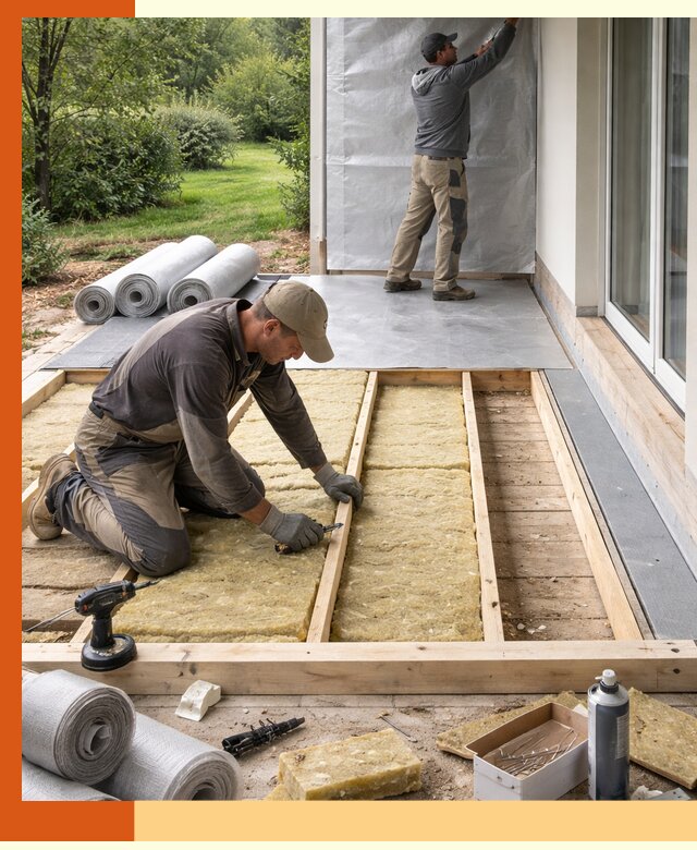 Утепление террасы в Чистополе — тепло и защита круглогодично