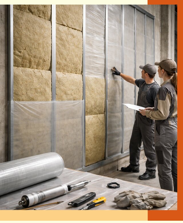 Утепление склада химсырья в Чистополе от 4608 руб. под ключ | ТепломастерЧст