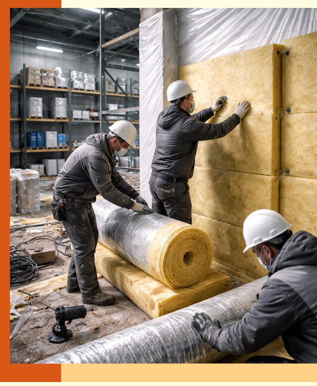 Утепление склада химсырья в Чистополе: безопасная и эффективная изоляция