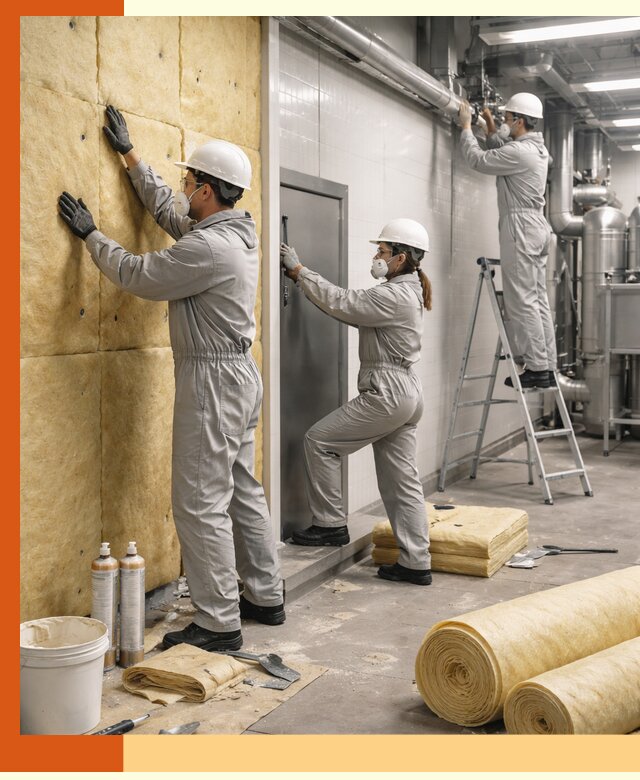 Утепление пищевого цеха под ключ в Чистополе