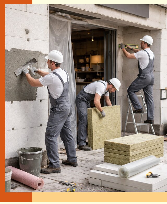 Утепление кафе в Чистополе: профессиональная теплоизоляция и монтаж