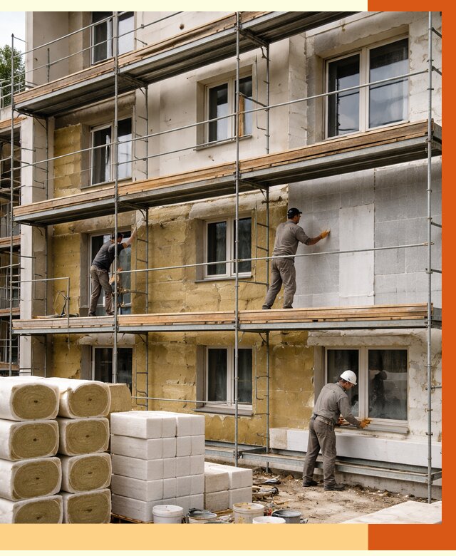 Утепление гостиницы в Чистополе от 7372 руб./м2 — комплексно, ППУ, под ключ | ТепломастерЧст