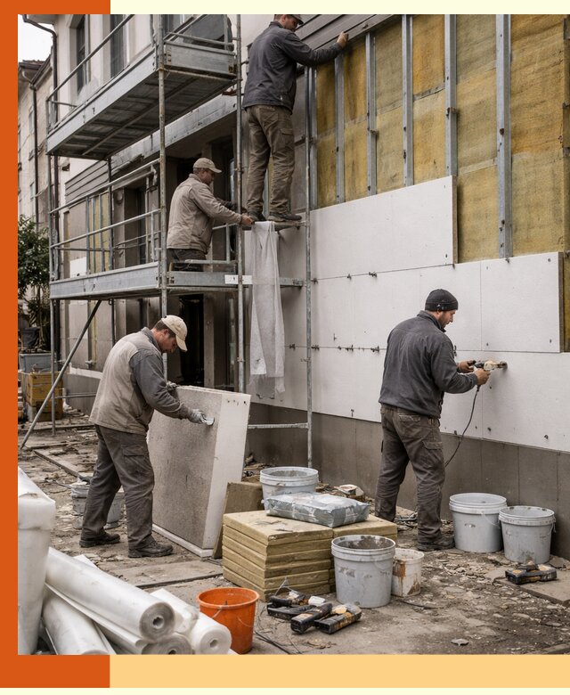 Утепление гостиницы под ключ в Чистополе с гарантией качества