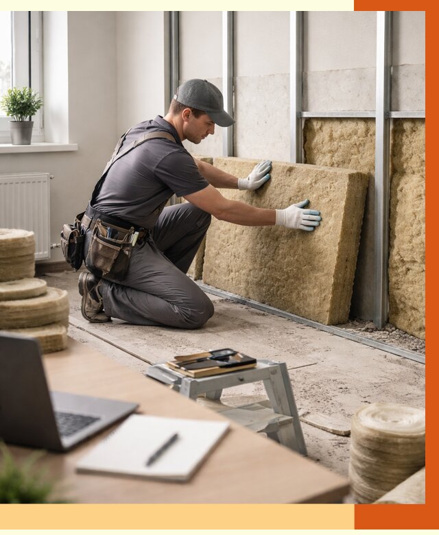 Утепление офиса в Чистополе от 4608 руб/м2 — комплексное утепление офиса под ключ | ТепломастерЧст