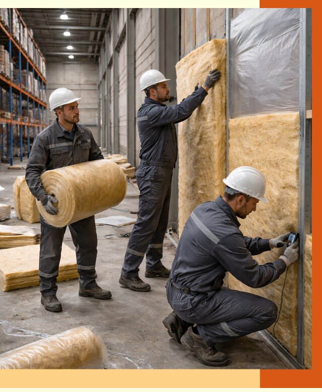 Утепление логистического центра в Чистополе от 4608 руб/м² под ключ | ТепломастерЧст