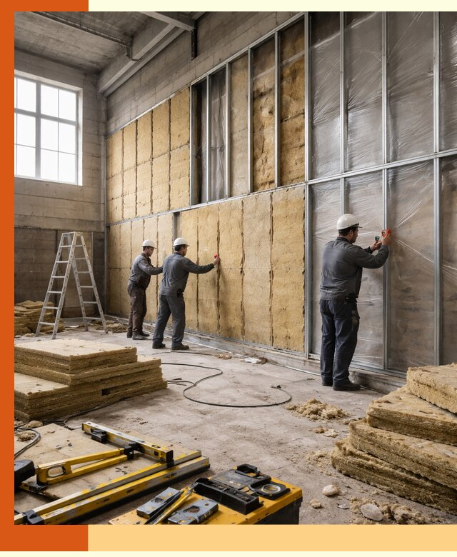 Утепление спортивного зала в Чистополе качественно и недорого