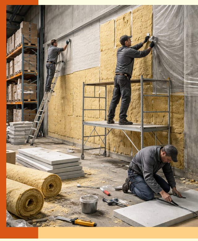 Утепление холодного склада под ключ в Чистополе