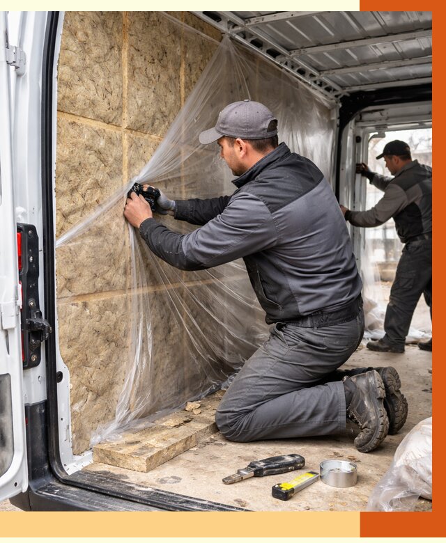 Утепление фургона в Чистополе от 16894 руб/м2 — утепление фургона ППУ и кузова | ТепломастерЧст