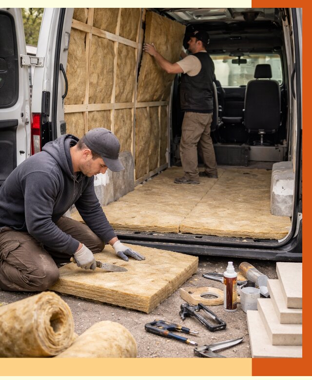 Утепление кемпера в Чистополе под ключ от 12287 руб. — профессионально | ТепломастерЧст