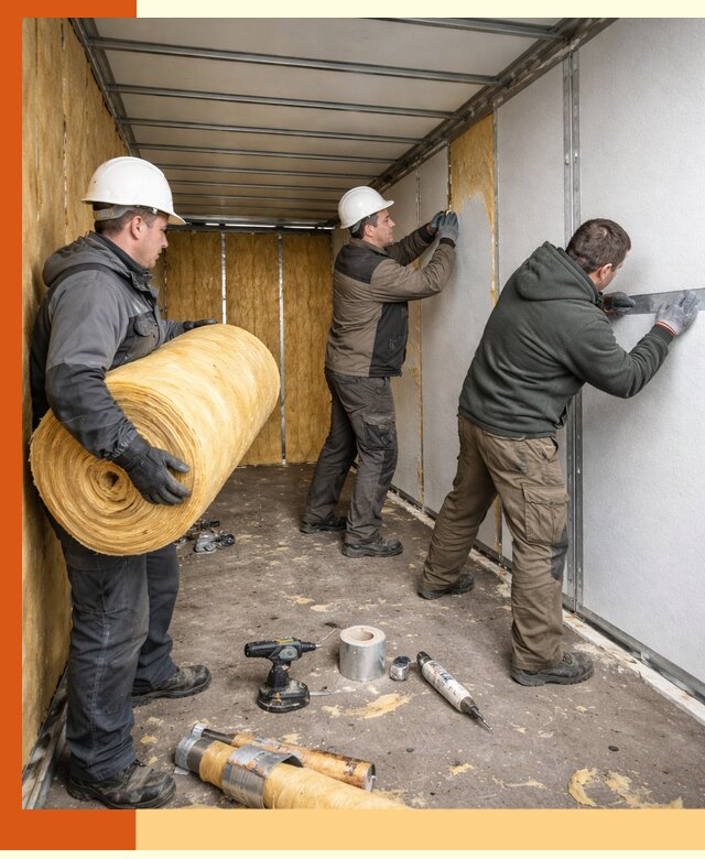 Утепление рефрижераторного контейнера в Чистополе профессионально и надежно