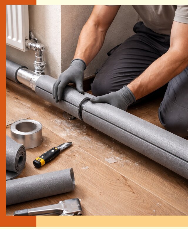 Утепление труб отопления в Чистополе: теплоизоляция и защита сети