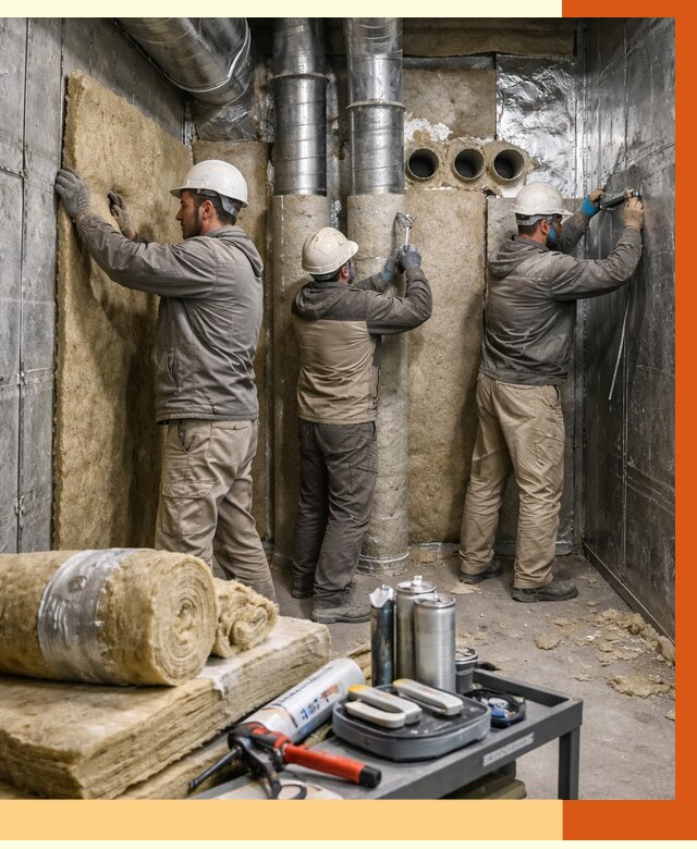 Утепление венткамеры в Чистополе под ключ от 1485 руб. — профессионально | ТепломастерЧст