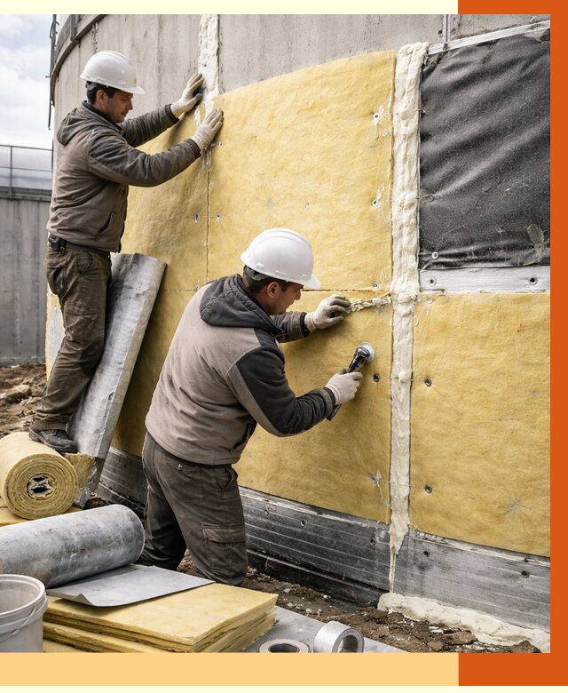 Утепление резервуара в Чистополе от 28157 руб/м2 — монтаж ППУ и комплекс под ключ | ТепломастерЧст