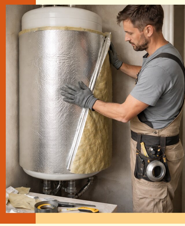 Утепление бойлера в Чистополе для снижения теплопотерь и экономии энергии
