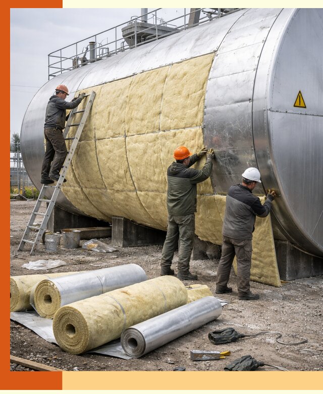 Утепление резервуаров с топливом в Чистополе надежно и экономично