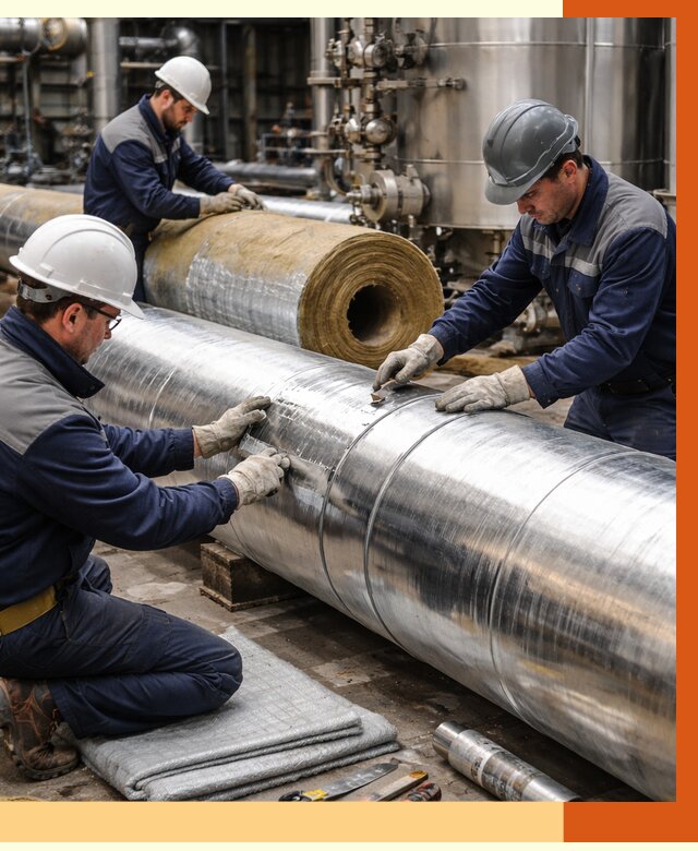 Утепление технологического оборудования в Чистополе от 4300 руб. за м2 | ТепломастерЧст