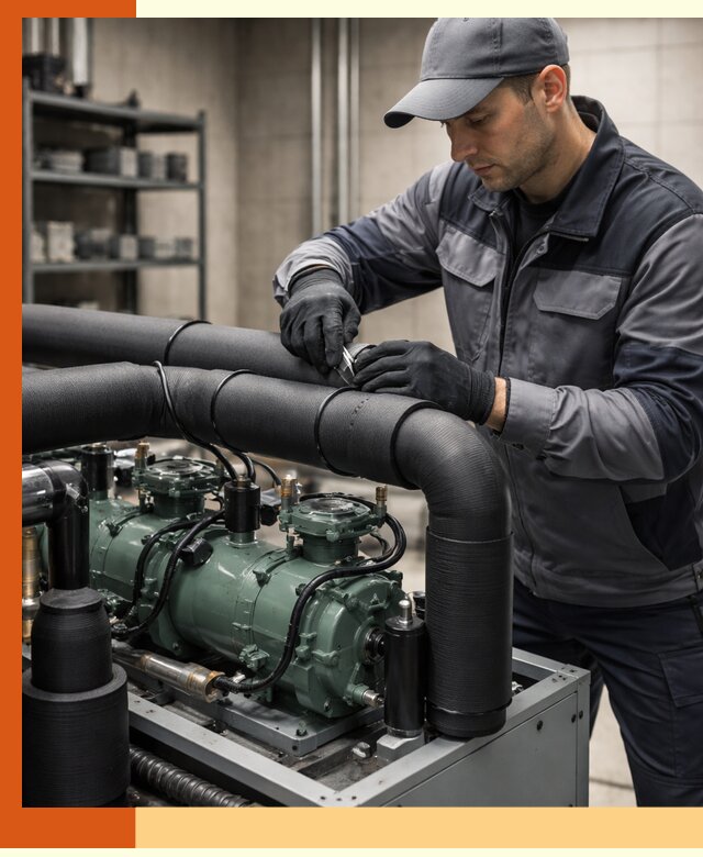 Утепление холодильного агрегата и теплоизоляция в Чистополе