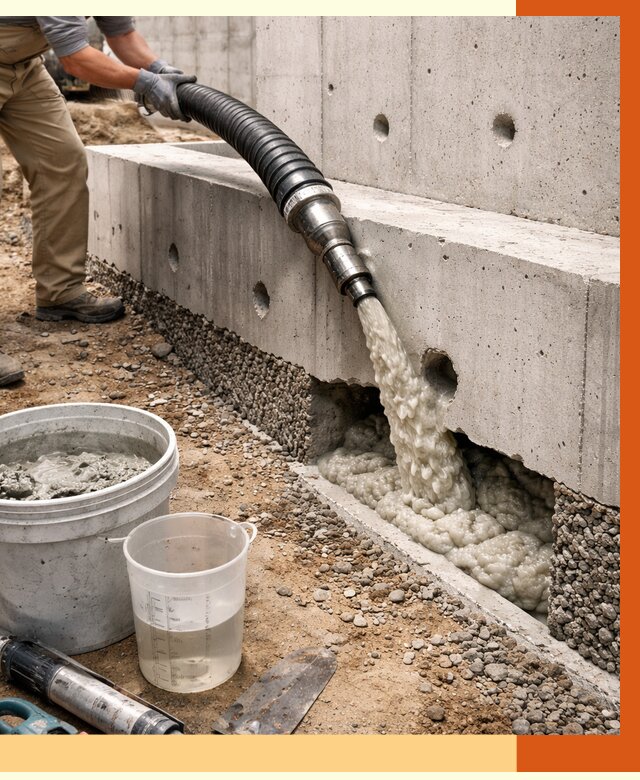 Заполнение полостей фундамента в Чистополе от 6963 руб. под ключ | ТепломастерЧст