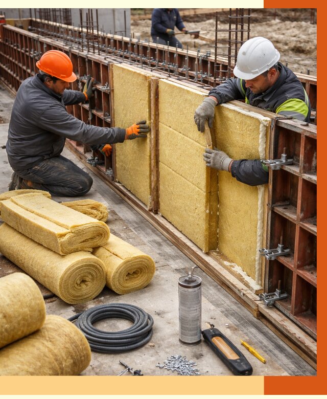Теплоизоляция опалубки в Чистополе от 7372 руб. за м2 — услуги и монтаж | ТепломастерЧст