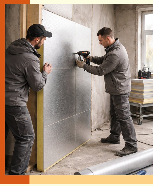 Утепление PIR панелями домов и зданий в Чистополе