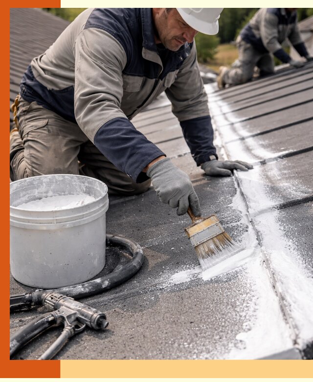 Утепление кровли жидкой теплоизоляцией в Чистополе