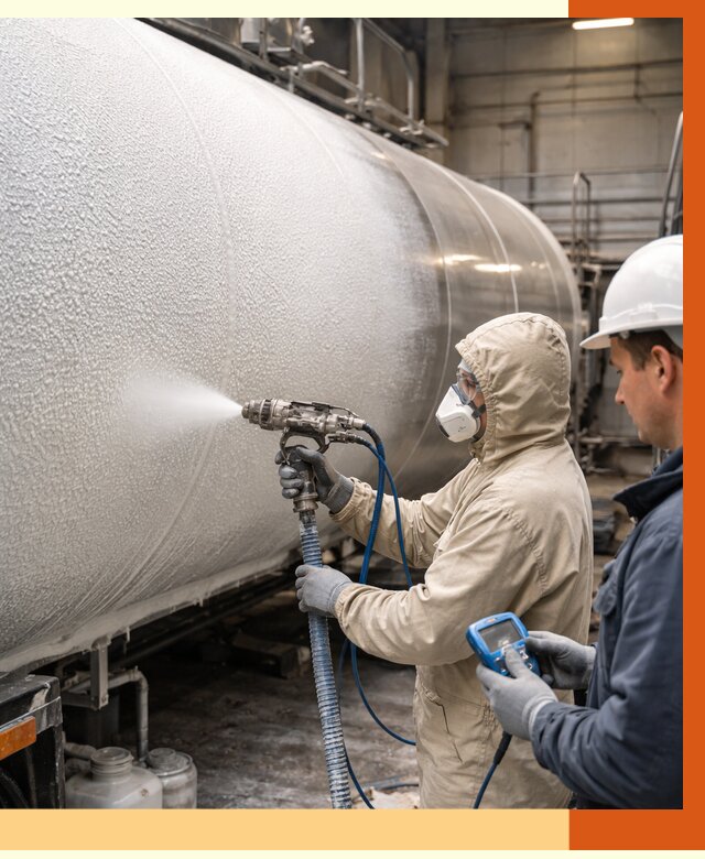 Утепление автоцистерны жидкой теплоизоляцией в Чистополе от 14847 руб. под ключ | ТепломастерЧст