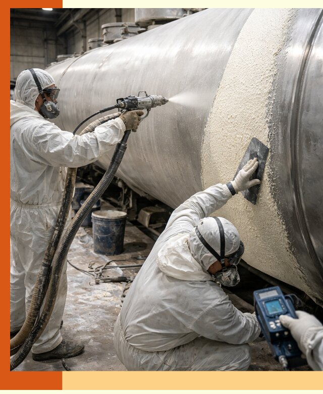 Утепление автоцистерн жидкой теплоизоляцией в Чистополе