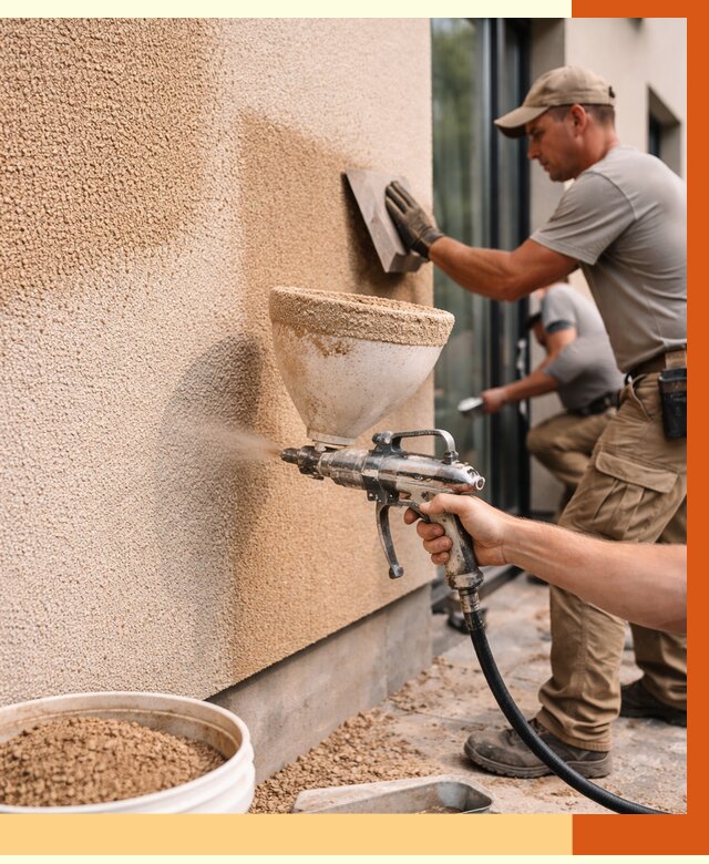 Утепление фасада жидкой пробкой в Чистополе от 4915 руб./м² под ключ | ТепломастерЧст