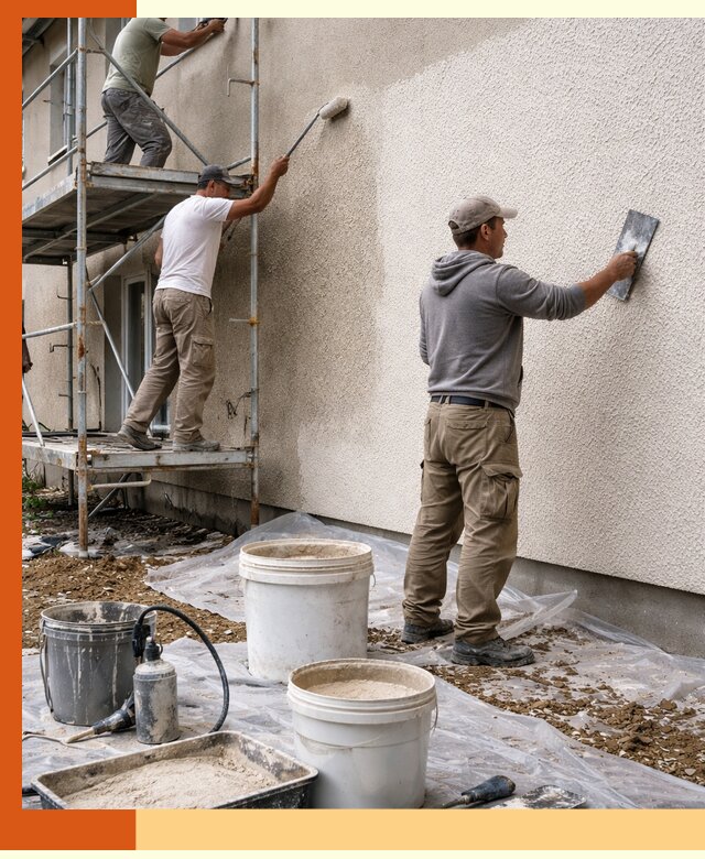 Утепление фасада жидкой пробкой в Чистополе