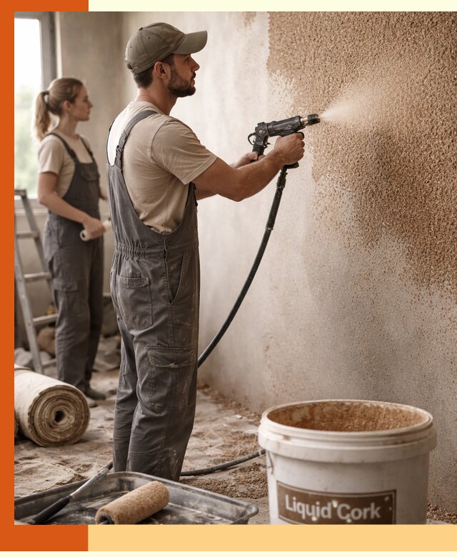 Утепление стен жидкой пробкой в Чистополе эффективное и долговечное