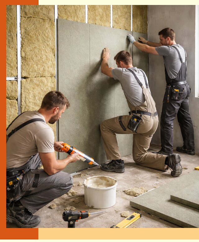 Профессиональная шумоизоляция стен в Чистополе для квартир и домов