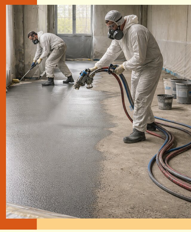 Гидроизоляция полимочевиной полов и конструкций в Чистополе