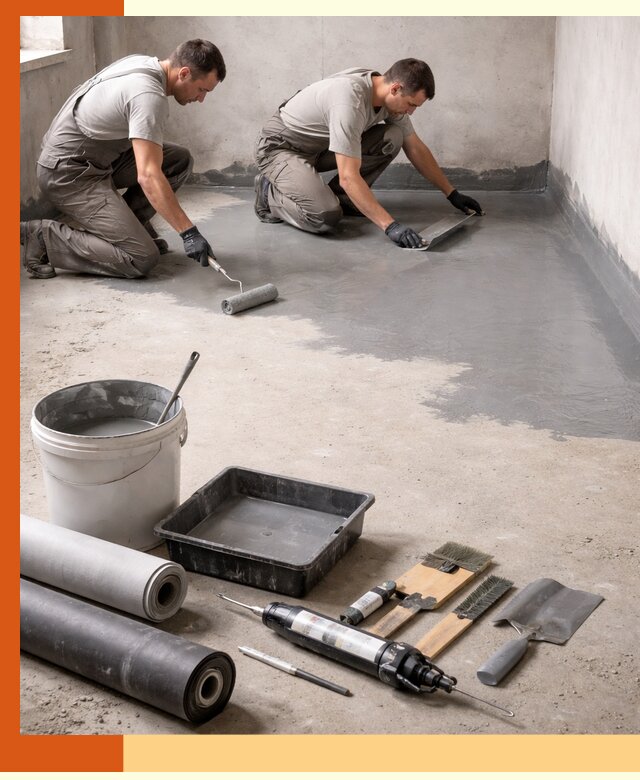 Гидроизоляция пола в Чистополе — надежная защита от влаги и протечек