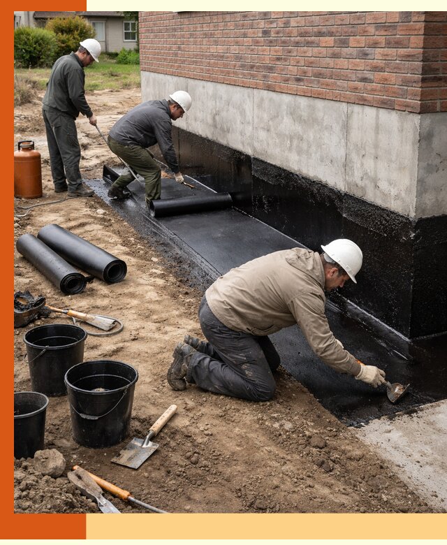 Гидроизоляция фундамента в Чистополе: надежная защита строений