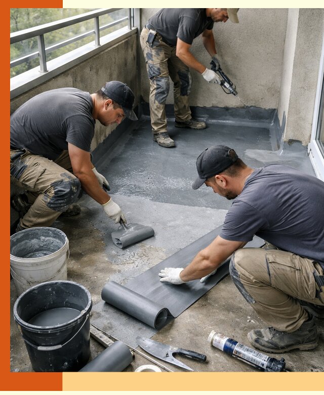 Гидроизоляция балкона в Чистополе: надежная защита от протечек